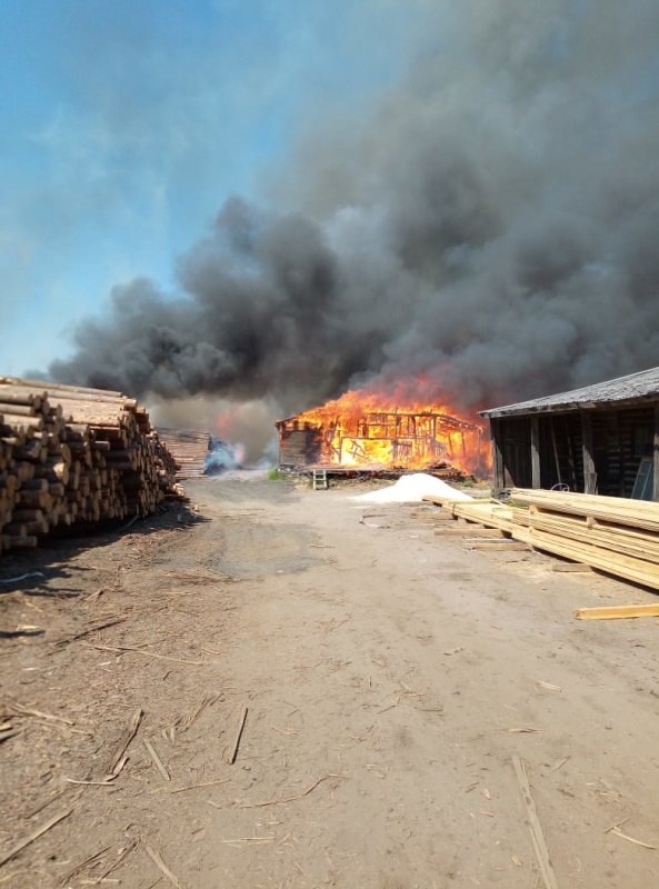 Пожар в воскресенье 20.06.2021 года