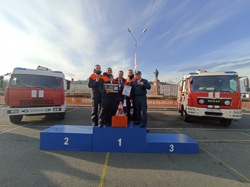 Спасатели #АСУНЦВытегра заняли первое место в региональных соревнованиях! 🥇