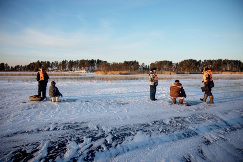 Мониторинг ледовой обстановки озера Тудозеро