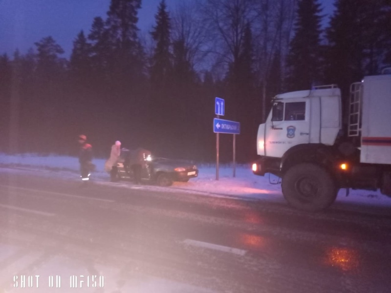 Спасатели ФГКУ "АСУНЦ"Вытегра " привлекались к ликвидации дорожно-транспортного происшествия