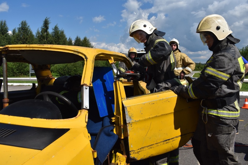 В #АСУНЦ Вытегра продолжается обучение слушателей по программе профессиональной подготовки «Пожарный»