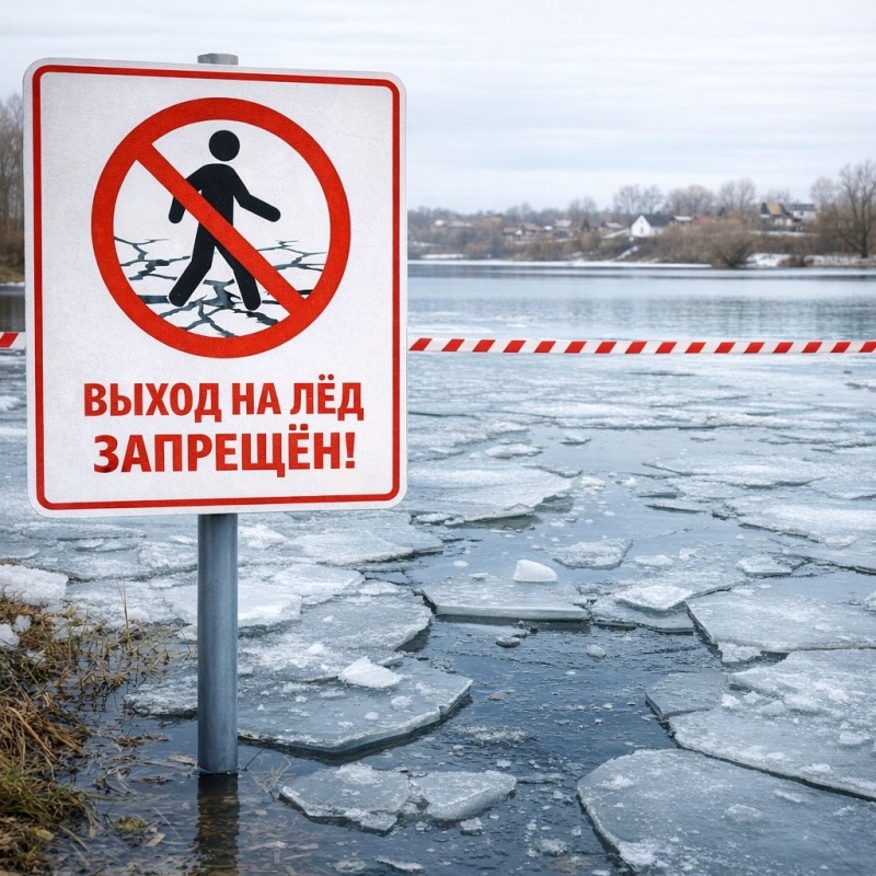 ️С 20 марта 2026 года на территории Вытегорского муниципального округа введён запрет выхода на лед.